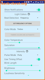 Music Blitz for LIFX screenshot