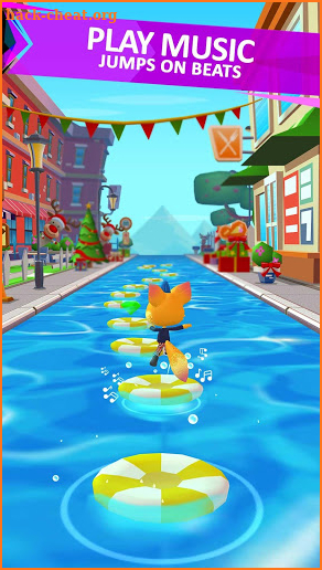 Music Bounce Hop: Figgy Race screenshot