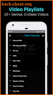 Music Choice: Free Radio App screenshot