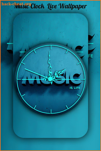 Music Clock Live Wallpaper screenshot