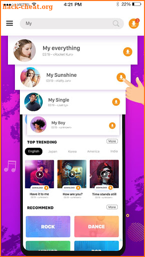 Music Downloader and MP3 Player screenshot