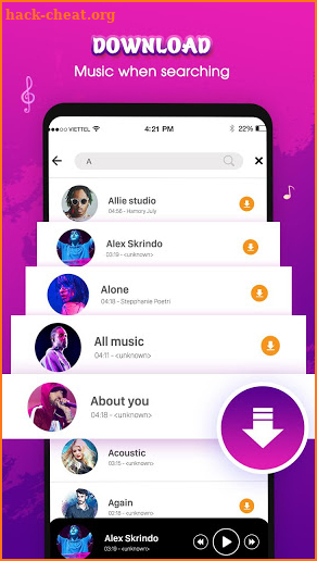 Music Downloader and MP3 Player screenshot