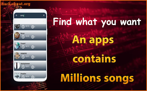 Music Downloader And Player - millions of songs screenshot