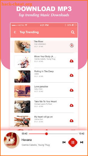 Music downloader - Music player screenshot