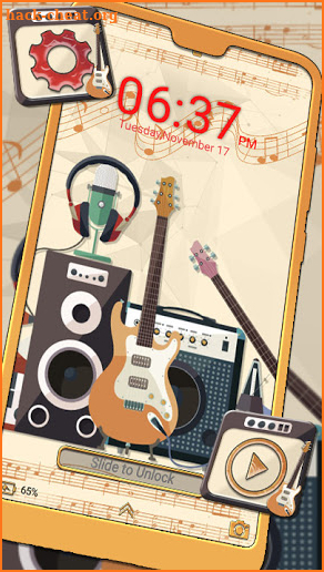 Music Instruments Theme Launcher screenshot