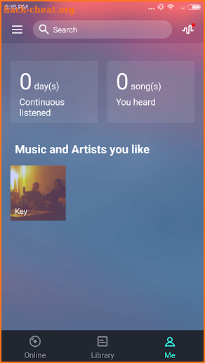 Music Line-Music player with shake switch function screenshot