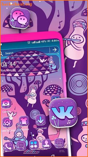 Music Lover Launcher Theme screenshot