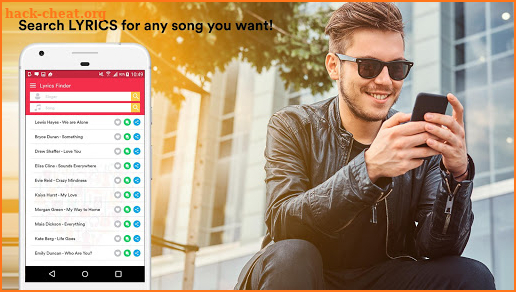 Music Lyrics for Popular Songs - Perfect Lyrics screenshot