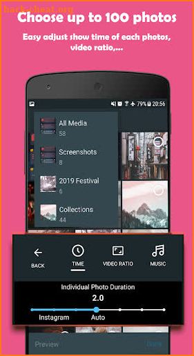 Music Photo video maker screenshot