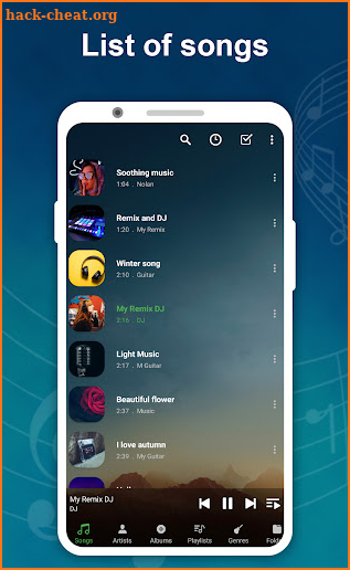 Music Player screenshot