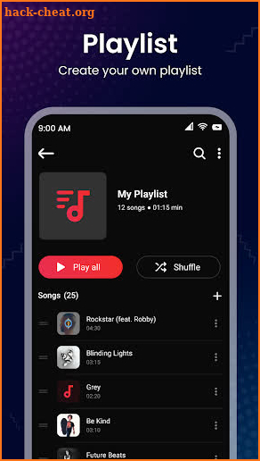 Music Player screenshot