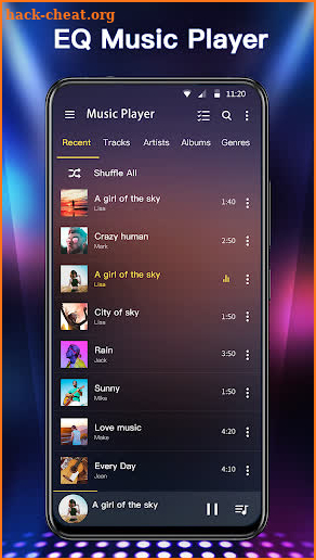 Music Player & Audio Player(10 bands Equalizer) screenshot