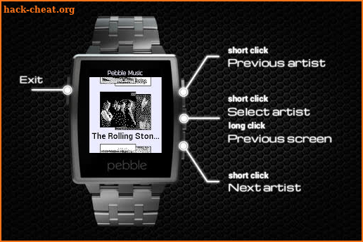 Music Player for Pebble screenshot