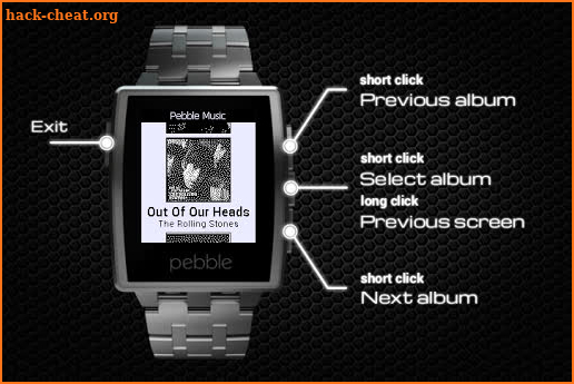 Music Player for Pebble screenshot