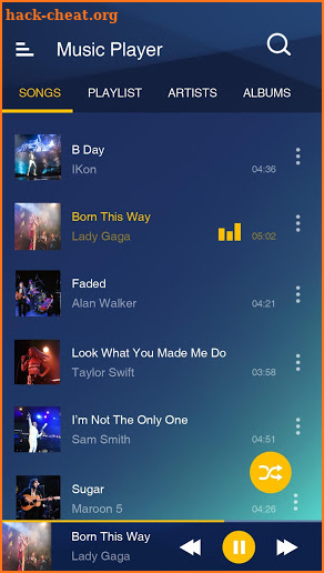 Music Player for Samsung Galaxy screenshot