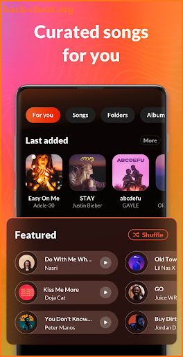 Music player, MP3 Player screenshot