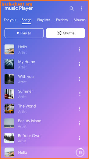 Music Player - MP3 Player screenshot