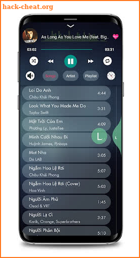 Music Player on EDGE screenshot