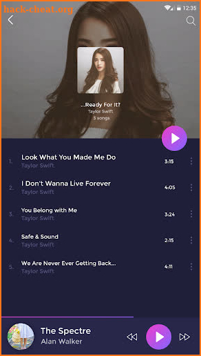 Music player - pro version screenshot