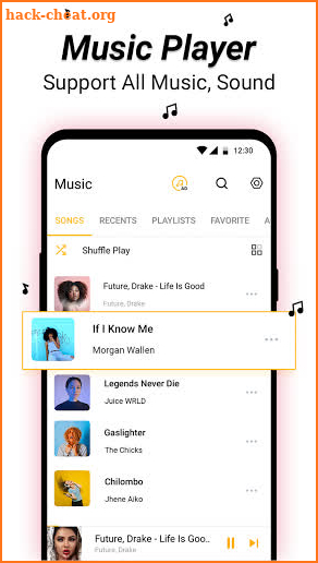 Music player - Ultra music screenshot