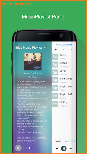 Music Playlist for Edge Panel screenshot