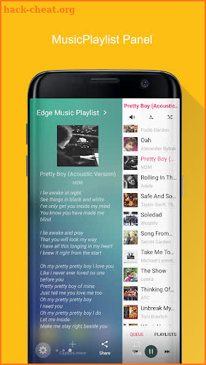 Music Playlist for Edge Panel screenshot