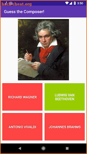 Music Quiz App (Guess the Composer!) screenshot