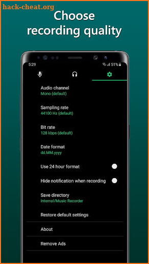 Music Recorder screenshot