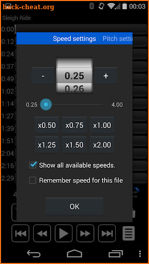 Music Speed Changer: Audipo screenshot