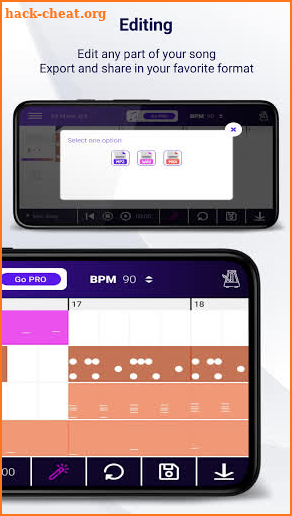 Music Touch - Song creator and editor screenshot