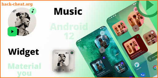 Music Widget Pack - Android 12 screenshot