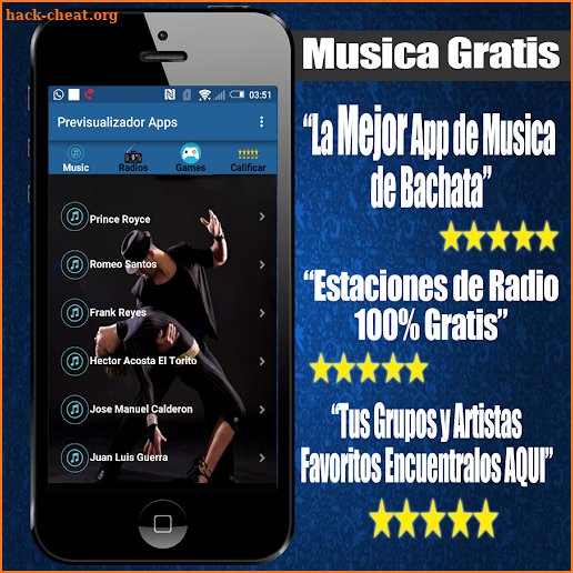 Musica Bachata Gratis screenshot