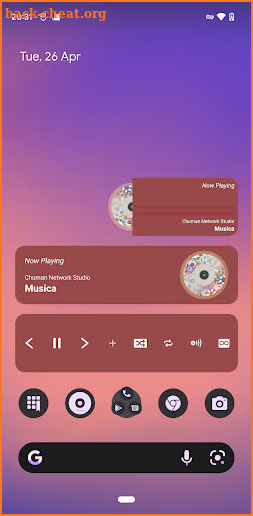 Musica - CD music widget screenshot