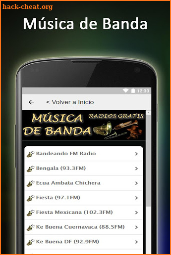 Música de Banda Radios Gratis screenshot