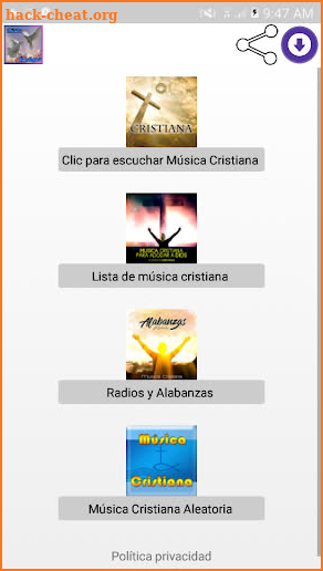 Música de Dios screenshot