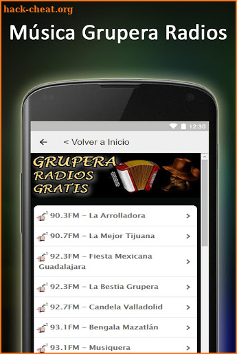 Musica Grupera Radios screenshot