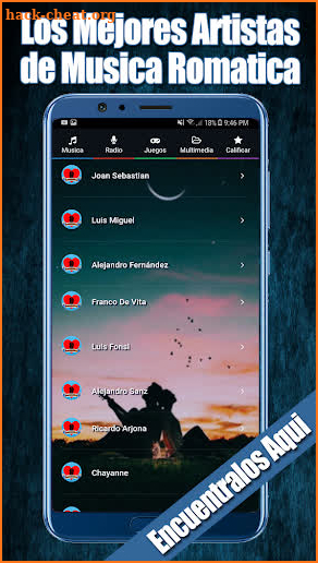 Música Romántica Gratis screenshot