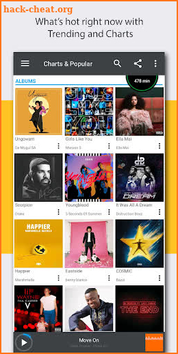 MusicTime! Music streaming app available on MTN screenshot