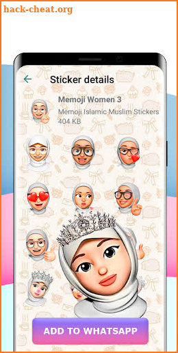 Muslim Memoji & Stickers for WhatsApp screenshot