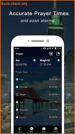 Muslim Plus - Prayer Times & Azan alarm & Quran screenshot