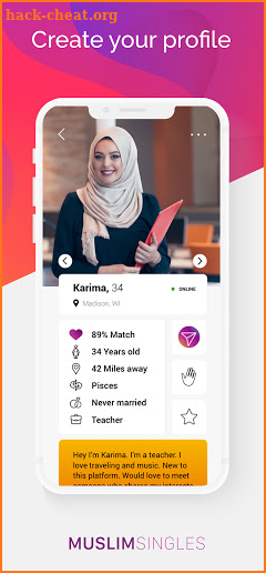 Muslim Singles: Muslim Dating & Muslim Marriage screenshot