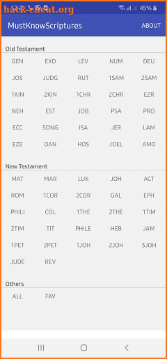 Must Know Scriptures screenshot