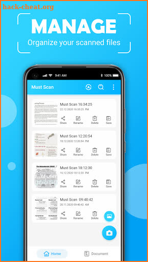 Must Scan-Camera PDF Scanner screenshot