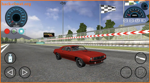 Mustang 1974 Car Race Drift Simulator screenshot