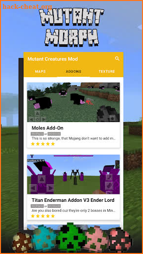 Mutant Creatures Morph for MCPE - Rarest screenshot