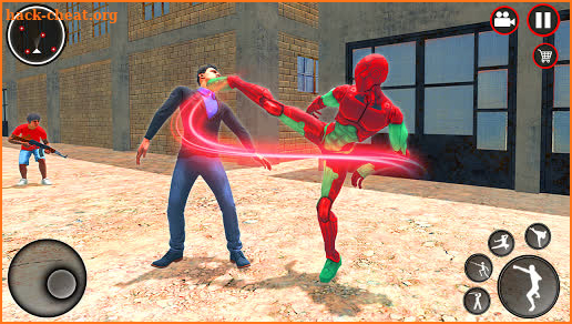 Mutant Spider Rope Hero : Flying Robot Hro Game screenshot