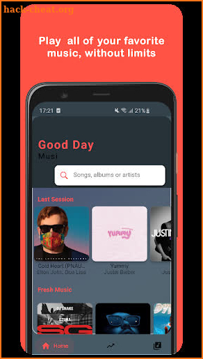 Muzi simple Musi music Player screenshot