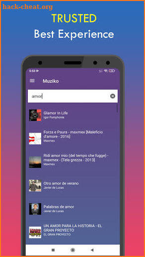 Muziko screenshot