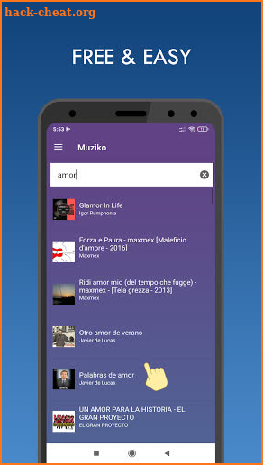 Muziko screenshot