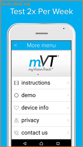mVT® - Home Vision Testing screenshot
